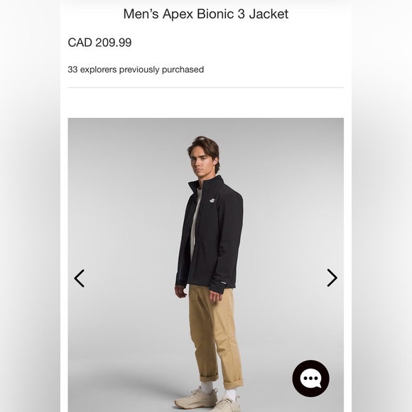 Men’s Apex Bionic 3 Jacket Size S (Can also be worn by Women) - Picture 4 of 11